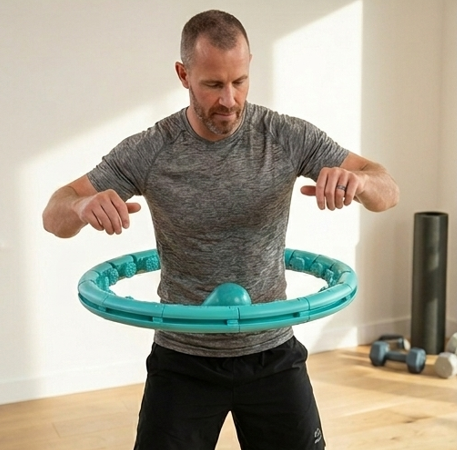 KYNEX CoreSpin Pro — Weighted Hoop for Home Workouts