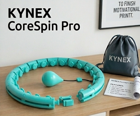 KYNEX CoreSpin Pro — Weighted Hoop for Home Workouts