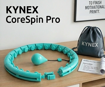 KYNEX CoreSpin Pro — Weighted Hoop for Home Workouts