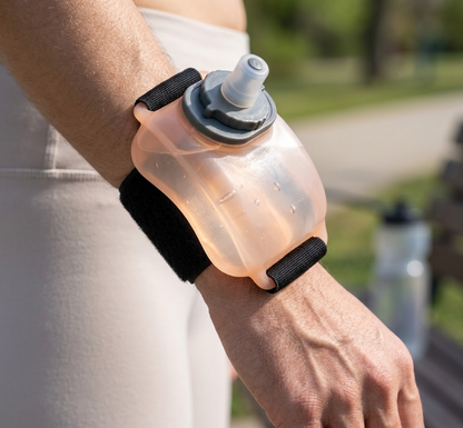 KYNEX HydroWrist Pro — Portable Wrist Water Bottle for Running & Outdoor Training