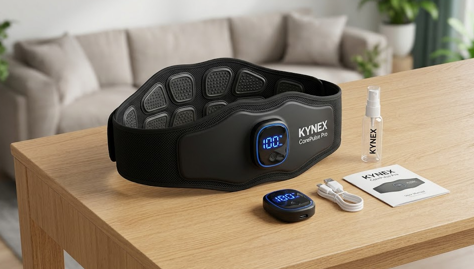 KYNEX CorePulse Pro — EMS Abs Toning Belt for Core Strength & Fat Burn