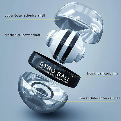 KYNEX SpinForce Pro — Self-Starting Gyro Ball Wrist & Forearm Trainer